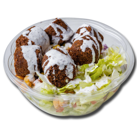 Falafel Over Salad